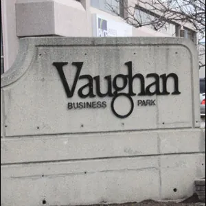 Vaughan Business Park sign at 8111 Jane Street